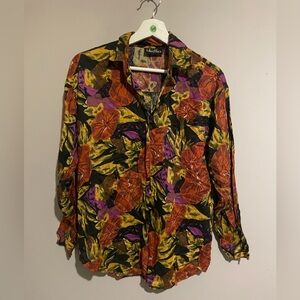 Whistles Floral Button Down medium
